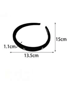 3/2/1pc Women's Bow Headband, Black/Pink Imitation Silk Headband, Casual, Elegant, Romantic, Sweet Fashion Accessories ,Hair Hoop Hairband For Women Head Accessories