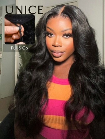  Hår 13x4 Pre-Everything™ Transparent Lace Front Body Wave Peruk Äkta Öra-till-Öra Med Invisi Dragsko Peruk Lace Fit Bättre Frontal Peruk Förklippt Förblekt Förplockad Lace Peruk Klar att Använda Go Unice Peruker För Kvinnor