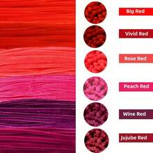 Value Pack 200pcs Pipe Cleaner Craft Big Red Rose Red Wine Red Vivid Red Jujube Red Peach Red Pipe Cleaner For Craft Foldable Chenille Rod Pipe Cleaner, Christmas Craft Pipe Cleaner For DIY Craft And Cleaning, Crafts Art And Craft Decoration Chenille Stems Supplies - Multicolor - View 12