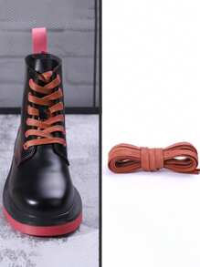 Waxed Shoelaces For Boots, Men Women Flats Leather High Top Ankle Boots, Multi Color Replacement Laces