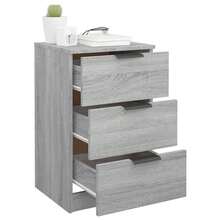 VidaXL Bedside Table Grey Sonoma 40x36x65 Cm