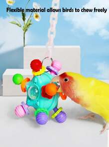 1pc Parrot Chew Toy, Boredom Relief Bite Stick Cage Toy For Medium And Small Sized Parrots, Intellectual Entertainment
