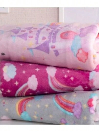 Manta Cobertor Bebe Infantil Microfibra Antialérgico Mantinha Cobertor Soft Infantil