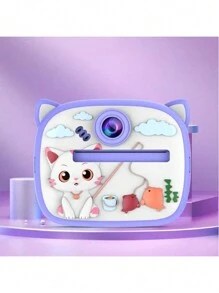 1 件儿童即时相机高清 1080p 视频照片双镜头单反摄影玩具生日礼物带打印纸数码打印相机 - 彩色 - 查看 15