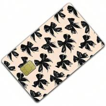 Set de 4 pegatinas protectoras para tarjetas de crédito en estilo lazo, ultra delgadas y a prueba de burbujas, para personalizar tarjetas de crédito, débito, llaves y transporte con un diseño impermeable y resistente