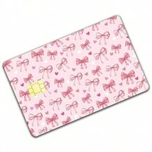 Set de 4 pegatinas protectoras para tarjetas de crédito en estilo lazo, ultra delgadas y a prueba de burbujas, para personalizar tarjetas de crédito, débito, llaves y transporte con un diseño impermeable y resistente