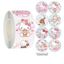 Sanrio 500 PEÇAS/2000 PEÇAS Decalque de Decoração Olá KT Cat Cinnamoroll, Fita Decorativa Manual Sanrio, Expressa Presente de Aniversário de Desenho Animado, Decoração de Natal, Dia das Bruxas, Primavera, Ação de Graças, Presente do Dia dos Namorados