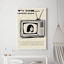 1pc Wall Arts Posters Frameless Retro Tv Girl Music Group Poster Prints Poster Wall Painting Bedroom Living Room Wall Bar Restaurant Sticker Small Pop,Canvas Gifts Birthday Graduation - Multicolor - View 15