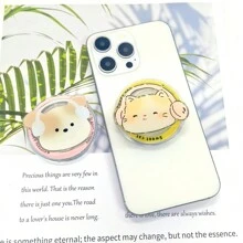 Minh họa theo phong cách Ins Chó xoăn Thích hợp cho Giá đỡ từ tính Magsafe Điện thoại di động Máy tính để bàn có thể thu vào Slouchy Artifact - Nhiều màu - Xem 3
