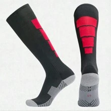 1 Paar dick gepolsterte Terry Hohe Fußball/Fußball Socken, Unisex Sport Socken für Aktivitäten wie Fechten, Reiten, Golf, American Football, Baseball, Skifahren