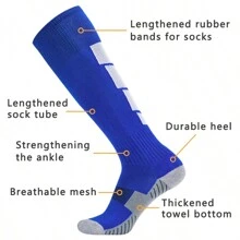 1 Paar dick gepolsterte Terry Hohe Fußball/Fußball Socken, Unisex Sport Socken für Aktivitäten wie Fechten, Reiten, Golf, American Football, Baseball, Skifahren