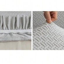 1 Piece Of Star Chain Skirt Edge Seat Cover, Detachable And Washable Dust Cushion Cover, Fashionable Home Decoration, Suitable For Dining Room, Living Room, Bedroom And Outdoor.