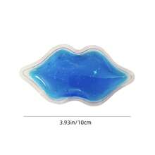 2pcs Lip-Shaped Gel Ice Bags, Reusable Eye Mask For Lip & Eye Care, Suitable For All Skin Types - Multicolor - View 4