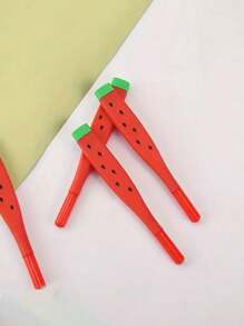10/5/2pcs Watermelon Shaped Gel PenSchool Supplies