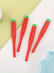 10/5/2pcs Watermelon Shaped Gel PenSchool Supplies