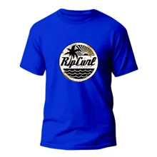 Surf Cotton Mesh T-Shirt Fast Shipping Front Print - Royal Blue - View 1