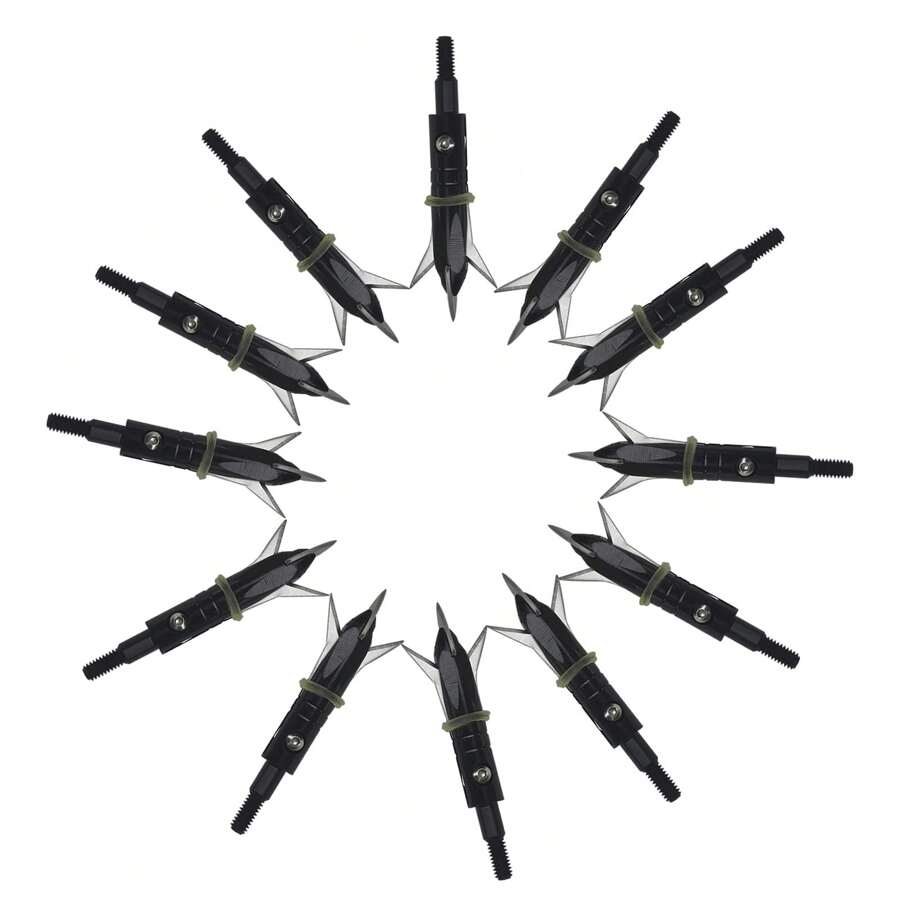 12pcs Archery Arrow Tips 100/125/150/200 Grain Field Tips 5 16 Inch Screw In Bullet Points Archery Target Crossbow Practice Tip For Arrow Recurve Bow Compound Bow Hunting Bow Arrow Target Practice