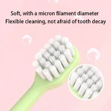 Set de 10 cepillos de dientes para niños con diseño de letras adorables, cerdas suaves, limpieza efectiva, promueven el desarrollo dental saludable, paquete familiar, excelente regalo para niños en Halloween y Navidad - Multicolor - Ver 4