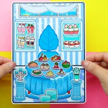 Toca Life Frozen Girls' Friend Book DIY Craft Making Kit, Need Handcrafting Cutting