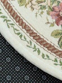 全新圆形地毯，Chenier 圆形地毯，地垫，入口防滑垫，门垫，卧室厨房防滑垫，咖啡桌垫，沙发垫地毯卧室客厅地毯 - 米色 - 查看 8