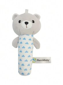 Baby Toys Crinkle Paper BB Stick Round Rattle Baby Soother Round Rattle Cartoon Animal Grab Stick, Suitable For 0-3 Years Old Babies
