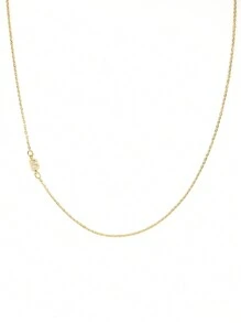 Vanel 1pc Y2k Minimalist Alphabet Necklace, Stainless Steel Name Necklace, 26 Letters A-Z Charm Pendant Necklace, Initial Letter Necklace, Golden Tone Girls' Birthday Gift - Yellow Gold - View 14