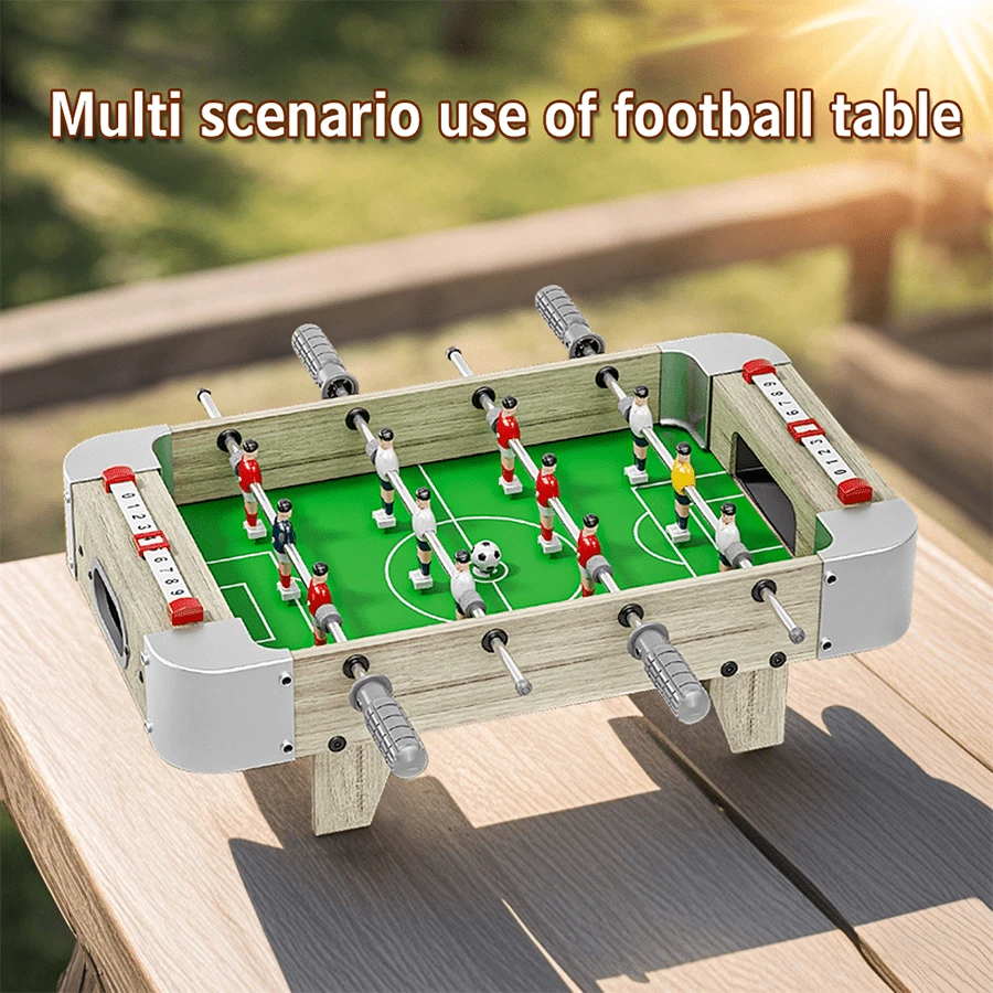 Tischkicker Spiel, interaktives Tischfußballspiel für zwei Spieler, unterhaltsamer Schreibtisch Fußballtisch, Geburtstaggeschenk, Partyspiel geeignet für verschiedene Anlässe