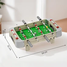 Tischkicker Spiel, interaktives Tischfußballspiel für zwei Spieler, unterhaltsamer Schreibtisch Fußballtisch, Geburtstaggeschenk, Partyspiel geeignet für verschiedene Anlässe