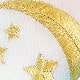 luna dorada estrellas doradas