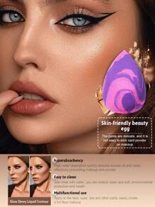 4PCS Makeup Sponge,Suitable For Cream & Powder Concealer, Loose Powder Makeup Applicator - Multicolor - View 8