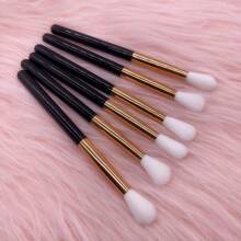 10pcs/6pcs/2pcs Soft And Fluffy Eyelash Shampoo Brushes, Suitable For Washing, Lengthening, Cleaning Eyelashes, Shower, Makeup Eyelash & Eyeshadow Brush Set,Eyebrow Brush,Eyeshadow Brush,Spoolie,Spoolie Brush