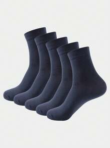 1/5 pares de calcetines medianos para mujer, estilo primavera y verano, todo a juego de unicolor, calcetines deportivos de pareja de color melódico alto