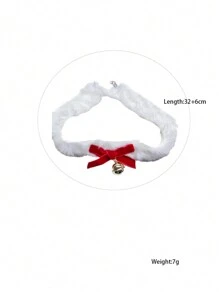 勃艮第心形天鹅绒颈链，批发女士情人节锁骨链项链 - 蝴蝶結 - 查看 11