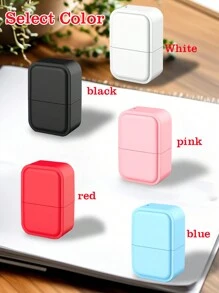 1pc Custom Mini Signature Stamp,Back To School Supplies, Solid Color Name Stamp For Clothing Waterproof Name Stamps Personalized For Students And Business Use, Custom Name Stamp For Clothing, Handwritten Signature Stamp, Reusable, Seal, Compact, No-Iron Contracted Custom, Personalized, Unique Ideal Gifts For Him Her, School Students, Workers For Anniversaries, For Birthdays Home, School, Office - Style a - View 3