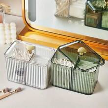 1 buc. Organizator de birou acrilic transparent - Cutie de depozitare ușoară pentru machiaj, ruj, ață dentară și accesorii de dentiție - Suport din plastic independent pentru casă și birou, separator de sertar, organizare, parfum, organizator de parfum, dormitor, organizator, depozitare, baie, raft de depozitare, organizare, produse pentru piele, organizator de machiaj>rotativ, depozitare cosmetice, cameră, cutie de bijuterii, organizator de bijuterii, organizator de bijuterii, organizator de machiaj, organizator de machiaj, depozitare, suport de machiaj, suport pentru pensule de machiaj, articole de toaletă, pentru plajă de vacanță, colecție de baie, colecție de dormitor, capacitate mare