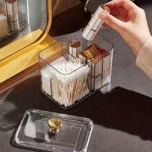 1 buc. Organizator de birou acrilic transparent - Cutie de depozitare ușoară pentru machiaj, ruj, ață dentară și accesorii de dentiție - Suport din plastic independent pentru casă și birou, separator de sertar, organizare, parfum, organizator de parfum, dormitor, organizator, depozitare, baie, raft de depozitare, organizare, produse pentru piele, organizator de machiaj>rotativ, depozitare cosmetice, cameră, cutie de bijuterii, organizator de bijuterii, organizator de bijuterii, organizator de machiaj, organizator de machiaj, depozitare, suport de machiaj, suport pentru pensule de machiaj, articole de toaletă, pentru plajă de vacanță, colecție de baie, colecție de dormitor, capacitate mare