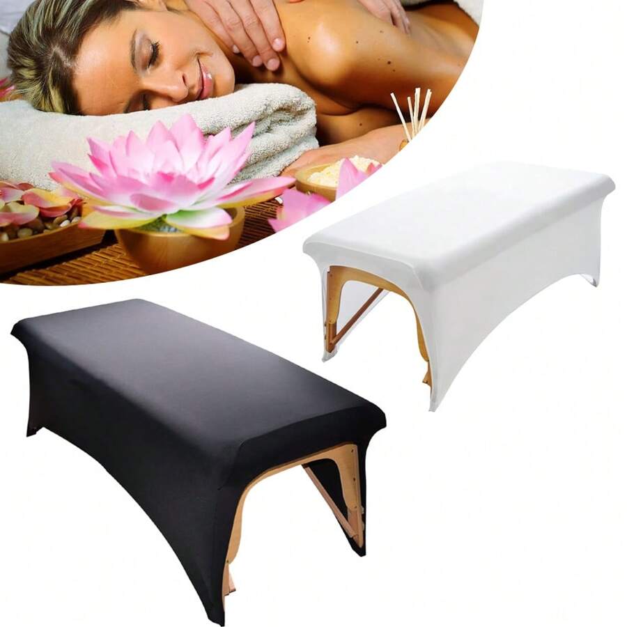 1pc Professional Lash Spa Bed Cover, 6FT Elastic Bed Cover For Eyelash Extension For Eyelash Extension, Massage, Spa, Reusable Table Cloth Cover For Salon, Beauty, Tattoo Makeup Tools Cover