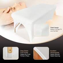 1pc Professional Lash Spa Bed Cover, 6FT Elastic Bed Cover For Eyelash Extension For Eyelash Extension, Massage, Spa, Reusable Table Cloth Cover For Salon, Beauty, Tattoo Makeup Tools Cover