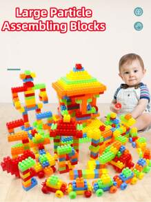 66pcs Changeable Big Particle Building Blocks, Children Educational Toy, PP Plastic Puzzle Toy For Boys & Girls, Creative Early Learning DIY Toy Set 118pcs Large Particle Building Blocks, Infant/Toddler Creative Stacking Toy, Educational Early Learning Cubes, With Storage Bag 138pcs Large Particle Building Blocks, Preschool Educational Toy, Creative Interlocking Cubes, With Storage Bag, Christmas & New Year Gift