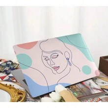 Có 4 mẫu hoạt hình để lựa chọn và đi kèm với miếng bảo vệ bàn phím. Tương thích với vỏ máy tính MacBook Air Pro, vỏ máy tính 13/14/15/16 inch và đi kèm với miếng bảo vệ bàn phím - Nhiều màu - Xem 3