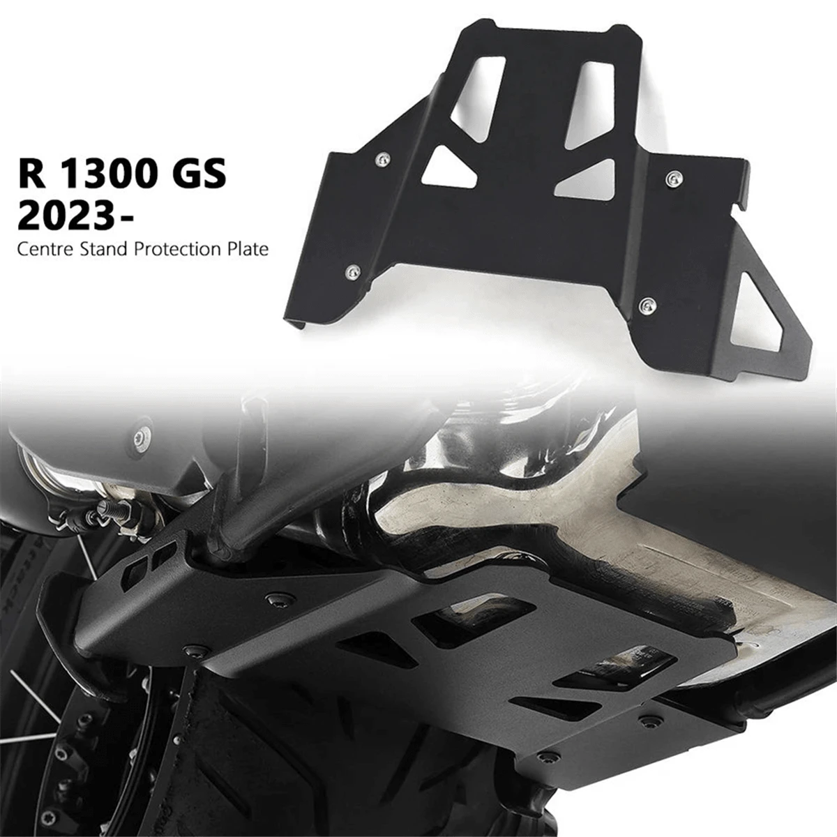Accessori per moto Piastra supporto cavalletto in alluminio Pad di