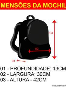 Kit Camiseta Infantil + Mochila Anime Escolar Menino Desenho Animado