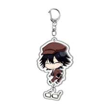 bandai Accesorio de anime Llavero acrílico de anime - Bungou Stray Dogs Lindo colgante de estilo Y2K de dibujos animados, adecuado para bolsos y llaves, regalo perfecto para fans, accesorios de cosplay, llavero de coche, bolso, mochila, pequeña joya, accesorios, regalos creativos, regalos de estudiante, accesorios de coche, colgante de bolso, accesorios escolares