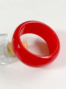 Popular Women's Single Colorful Large Bangle Bracelet, Round Design, Suitable For Everyday Wear, Party & Gift - Large Round Bracelet - View 6