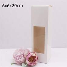 10 pezzi di scatole di carta bianca/kraft/regalo di varie misure da 5/6/7/8/9 cm, scatole per caramelle da matrimonio