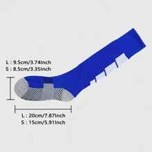 1 Paar dick gepolsterte Terry Hohe Fußball/Fußball Socken, Unisex Sport Socken für Aktivitäten wie Fechten, Reiten, Golf, American Football, Baseball, Skifahren