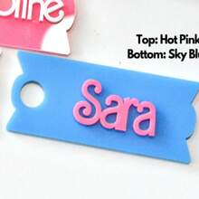 Gepersonaliseerde acryl bekeraccessoires, acryl bekernaamplaatje, gepersonaliseerd naamplaatje met uw naam, nummers, tekst in meerdere kleuren, geweldig cadeau voor familie en vrienden, herfst-/wintervakantiegeschenk waterfles