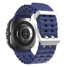 Correa de silicona compatible con Samsung Galaxy Watch Ultra 47 mm, brazalete deportivo suave compatible con Galaxy Ultra 47 mm para hombres y mujeres - para Galaxy 7 Ultra 47mm - Ver 27