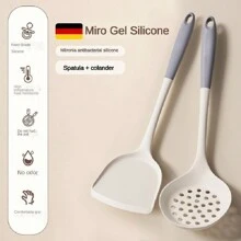 1/2/3/4 zestaw Szara Biała Silikonowa Łopatka Łyżka Do Zupy Zestaw Patelnia Nieprzywierająca Narzędzia Kuchenne Zestaw Do Gotowania w Kuchni