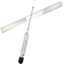 Densimetro Para Leche. Lactometro (lactodensimetro) 15 A 40 - Blanco - Ver 1